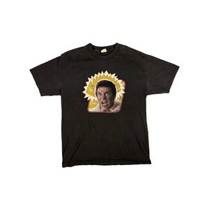 Vintage 00's William Shatner KHAN T Shirt Black Graphic Captain Kirk‎ Star Trek